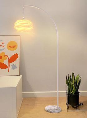 2218奶油风日式LED落地灯厅沙发led创约意网红卧室简床客头氛围灯