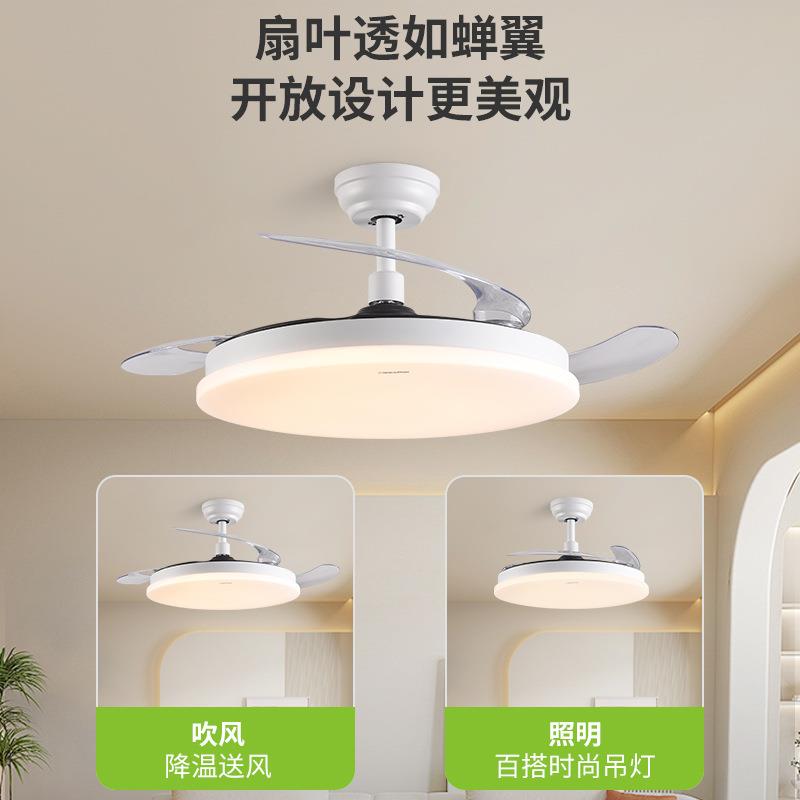 全光谱护眼风扇灯吊扇灯餐厅灯新款隐形风扇灯