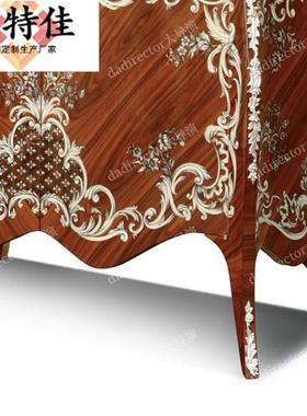 意大利欧式奢华关柜玄法式柜NOS宫廷实木厅雕花餐边柜门别墅家具