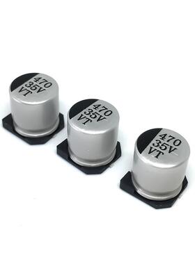 35V470F10*10.5MM贴片电解电容LED态驱动开关电M源SD铝SBX壳固电U