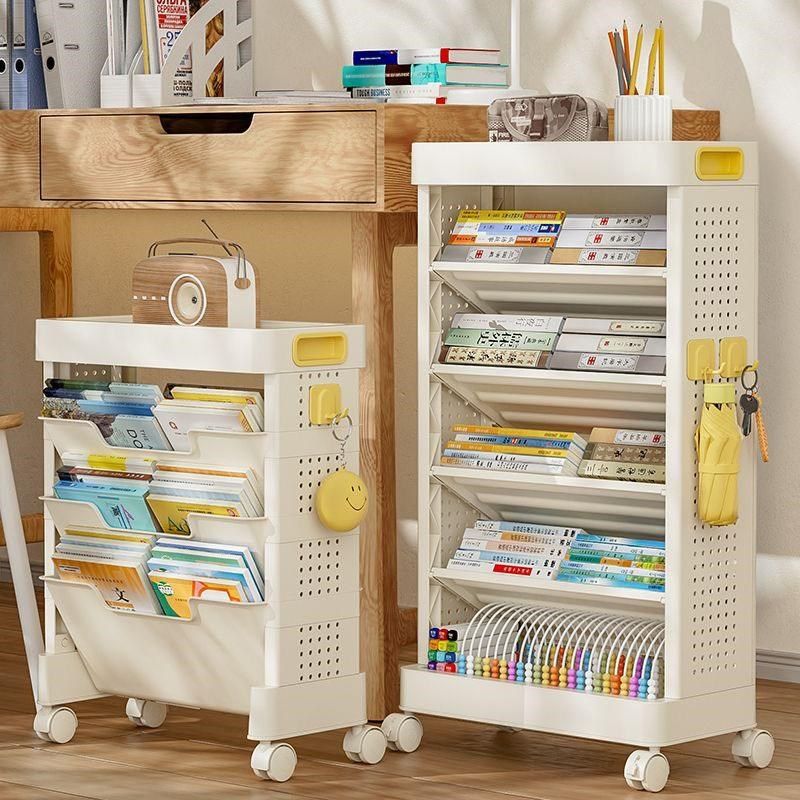 书包置物架移动多层教室桌边收纳书本桌I下神器桌面侧边书架小推,收纳整理,书桌收纳置物架,淘宝优惠券,粉丝福利购,淘宝优惠卷