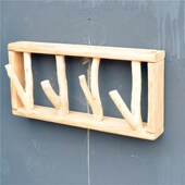 手工木制挂钩挂衣架客厅墙壁创y意衣钩进门衣帽钩玄关壁挂民宿装