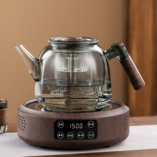 玻璃煮茶壶中式 蒸茶壶养生茶 围炉煮茶器电陶炉套装 耐热家用P新款