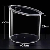 超市货架食品展示盒密封盒干果防潮D散货陈列盒商用零食干货密封