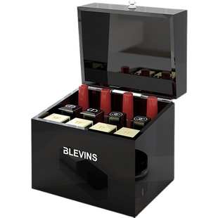 娇兰口红收纳盒ins风小s型精致长管唇釉亚克力桌面整理盒防尘带盖