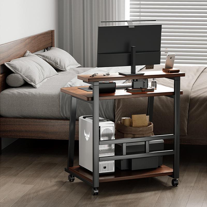 卧室可移动床边桌电脑桌台式小型家用懒人宿舍桌子简易出租房书桌