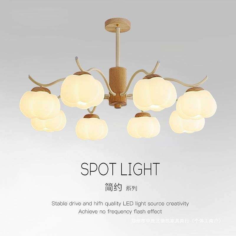 原木奶油风棉花吊灯客厅主灯现代简约大气卧室餐厅灯网红南瓜灯具,纺织面料/辅料/配套,纺织机械配件,淘宝优惠券,粉丝福利购,淘宝优惠卷