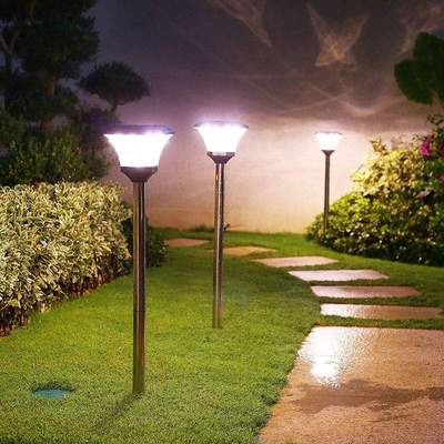 太阳能庭院装饰灯草坪地插灯户外七彩景光灯工程款院子装饰灯