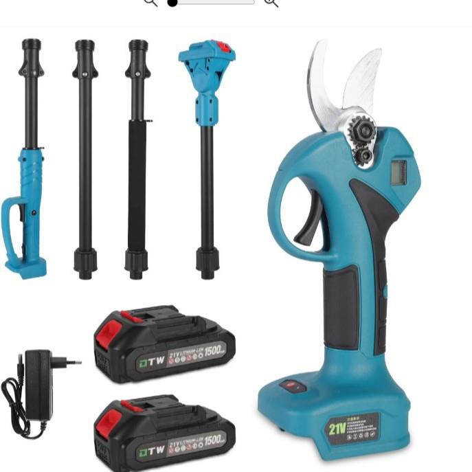 锂电高枝锯电动高枝剪加长杆伸缩充电式修剪树枝园林剪高空锯套装