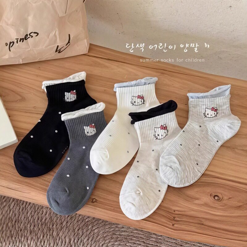 哈喽kt女童春夏季薄款网眼袜