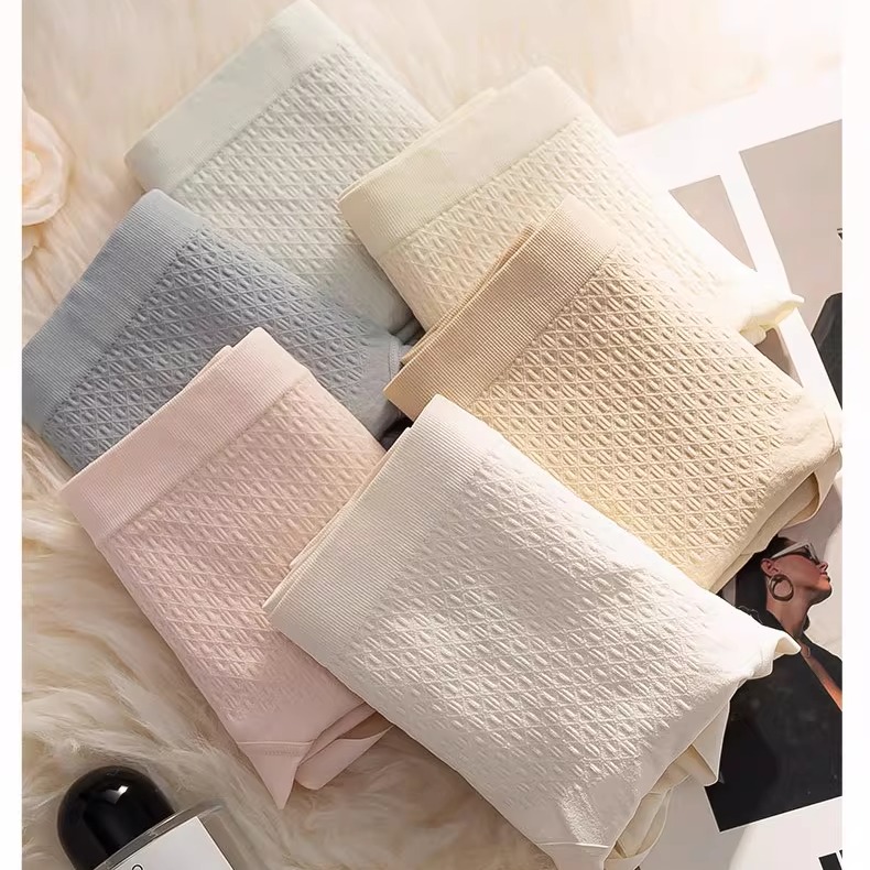 10A抑菌益生菌加长裆女内裤高腰纯棉底裆无痕养护轻奢透气三角裤