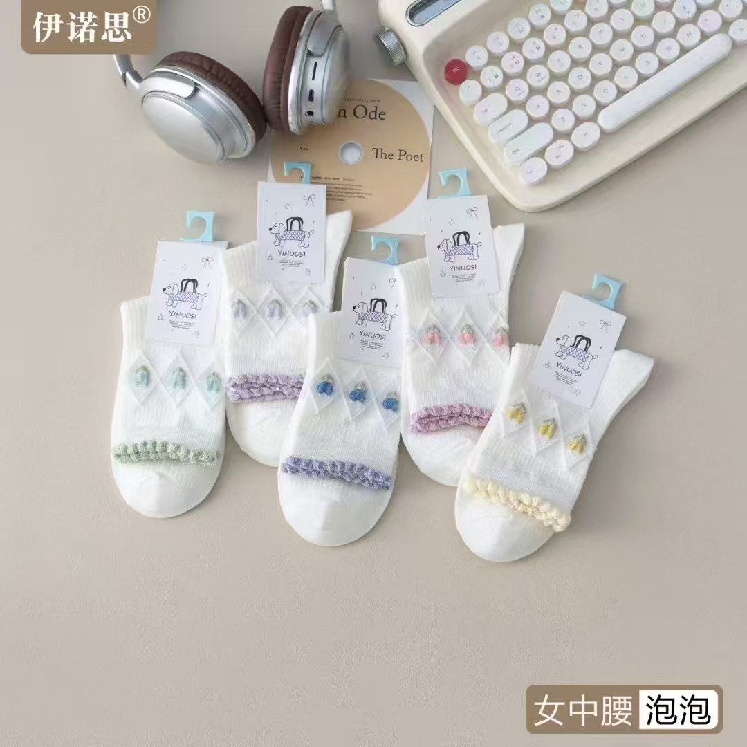 女袜浅色短袜成人春夏款薄款休闲棉袜百搭抗菌吸汗透气防臭船袜