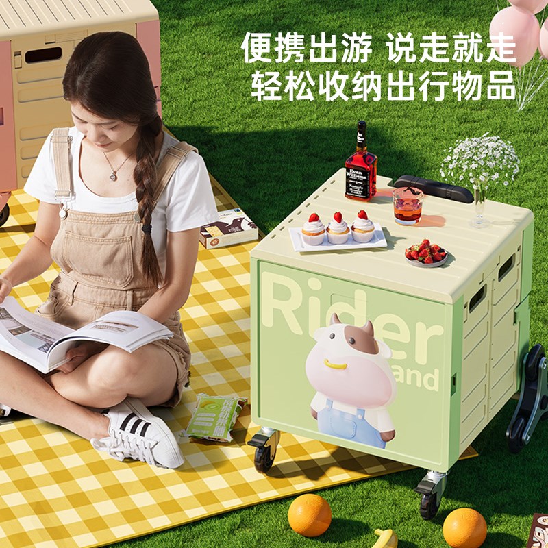 便携购物小拉车家用买菜取快递折叠拉杆手推N车爬楼梯神器搬运拖