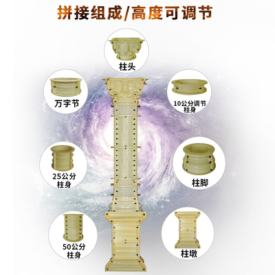 罗马柱子模具圆柱k别墅光面柱模型水泥小柱子圆形欧式装饰建筑模