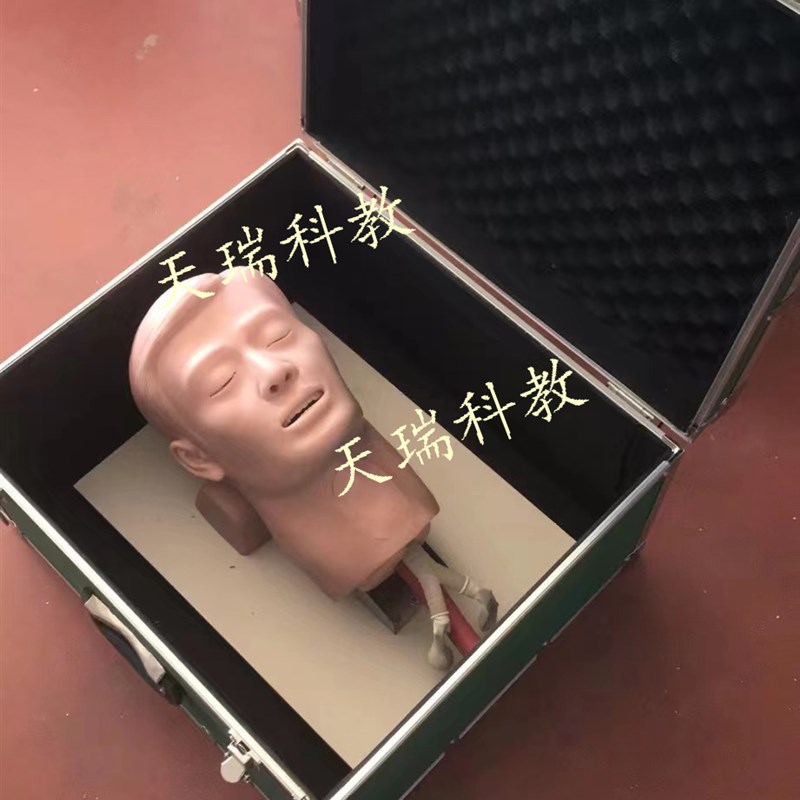 高级环甲膜穿刺模型m 气管切开插管缝合训练模型 医学教学用操作