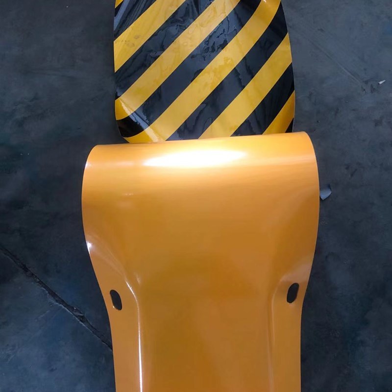 厂家直销护栏端头高速公路波形护栏端部防护K头镀锌喷塑端部R160