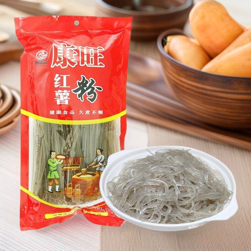 红薯粉条粉丝配料干净红苕细粉粗粉宽粉地瓜粉新鲜粉批发500克装