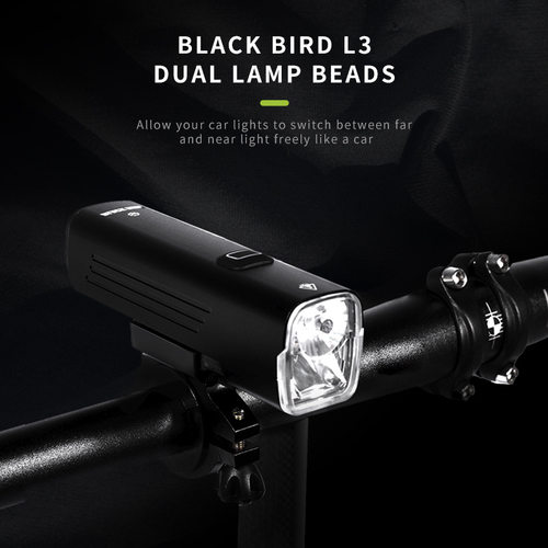 L3A黑鸟（Blackbird）专业自行车前灯高亮度强光手电大流明车前灯