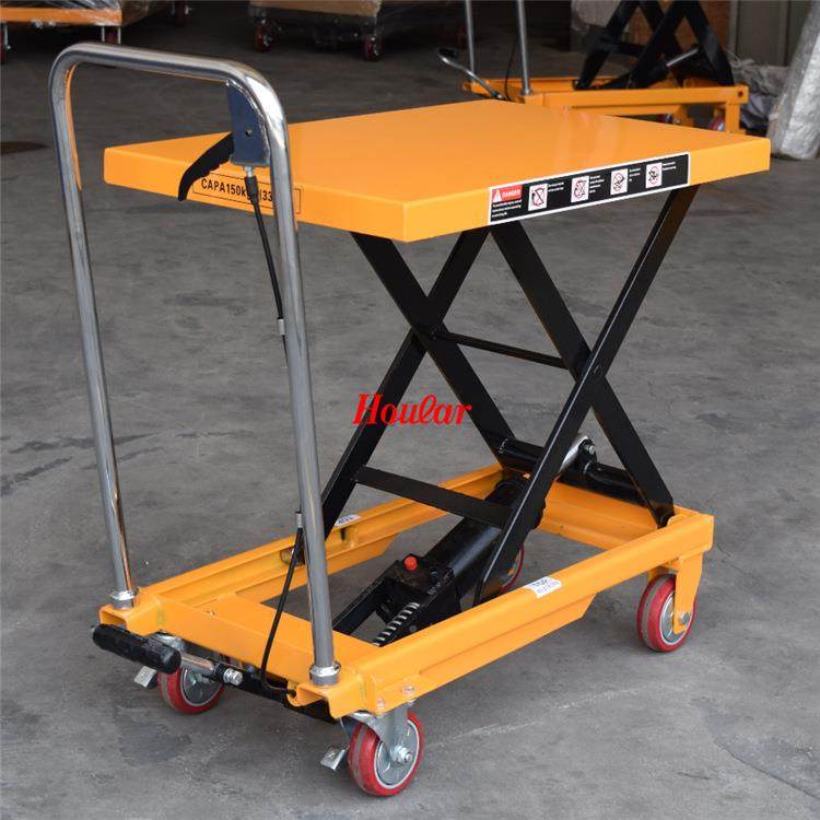 降PT1A现货150k5g升0.72米手0动液压平台脚踏式升降平台升手推车