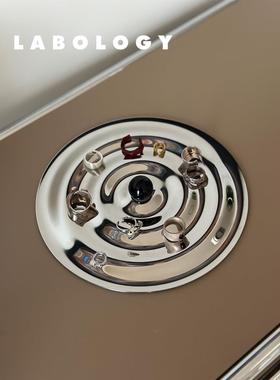 LABOLOGY新品｜moonocean海上明月 首饰收纳盘 水波艺术金属托盘