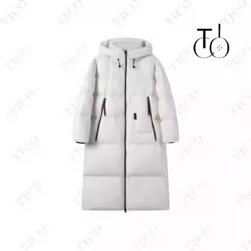 【甜甜圈专享】TICO汀可【彼得堡雪夜】休闲连帽长款羽绒服QL9803