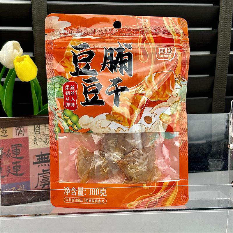-新日期福建特产其妙笋丝豆乾五香味豆乾笋乾素食豆脯鱼香肉丝