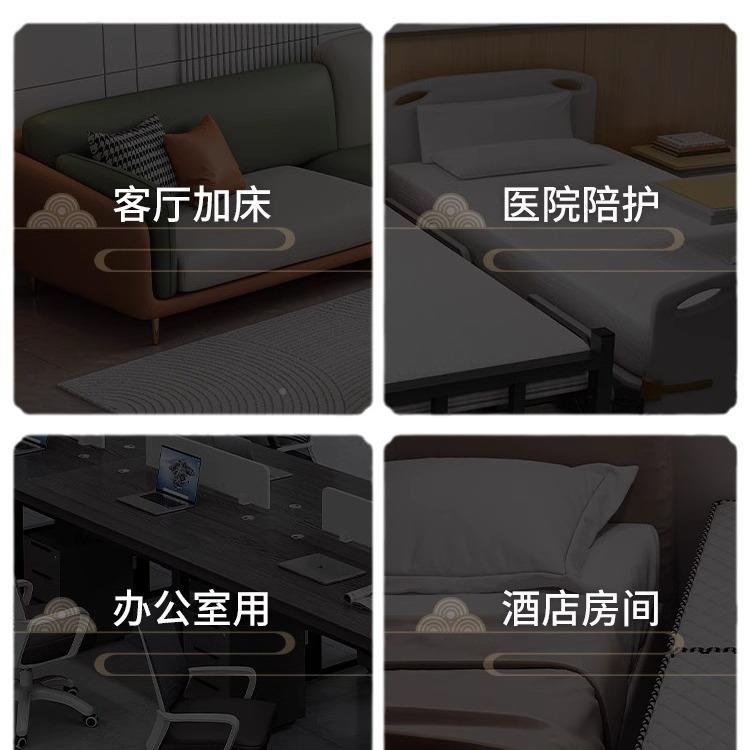 AL101884加固床成人家用1米2出租房简易床叠宿舍1折米5硬铁床单人