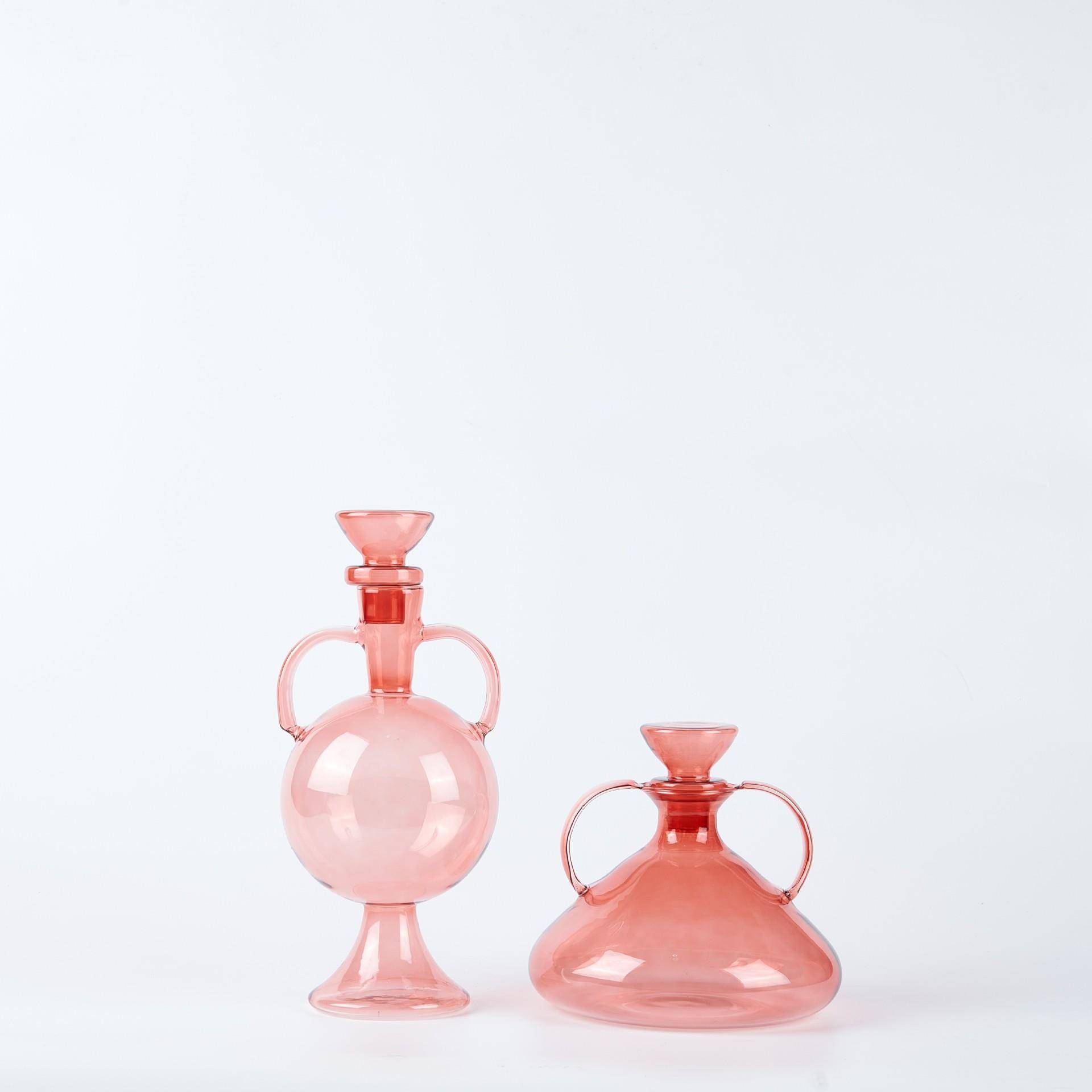 现极简轻INY样板间玻璃代冷水壶摆件酒壶吧客厅餐厅厨房软奢装水