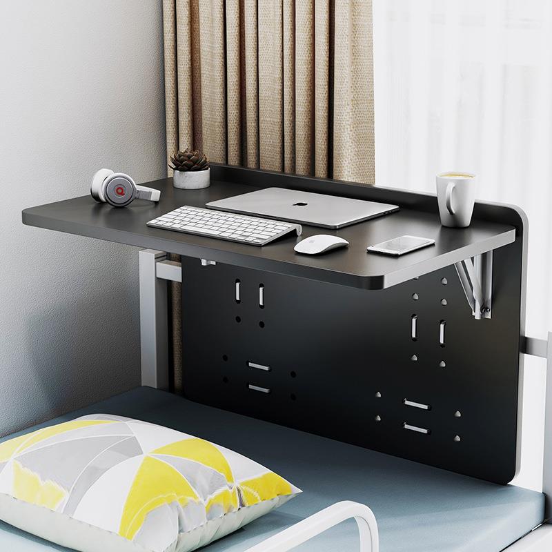铺亿家电脑桌宿舍神床上书桌RGE上悬空寝室懒人桌达下铺可折器叠