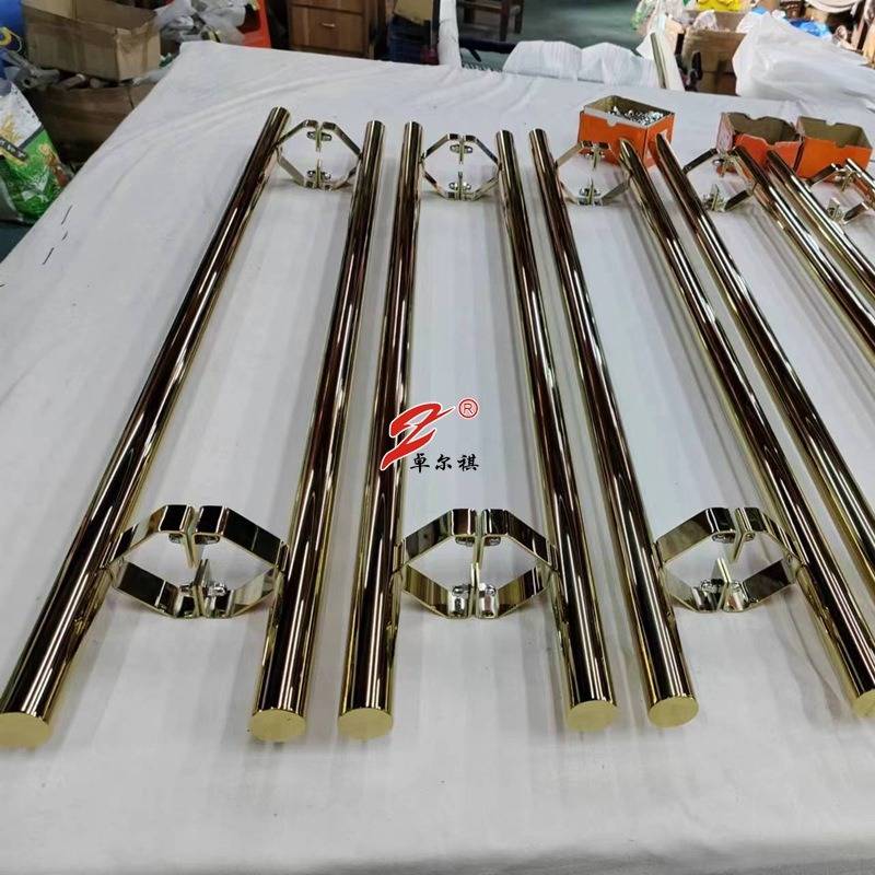 现代简约圆管不锈钢拉手玻璃门把手大门移门推拉门木门拉手