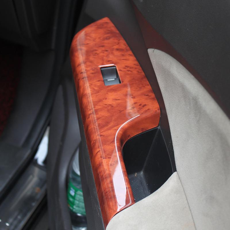 专用12-14款CRVBBW改装饰碳纤维内桃木档位板排面挡升降面板纹扶