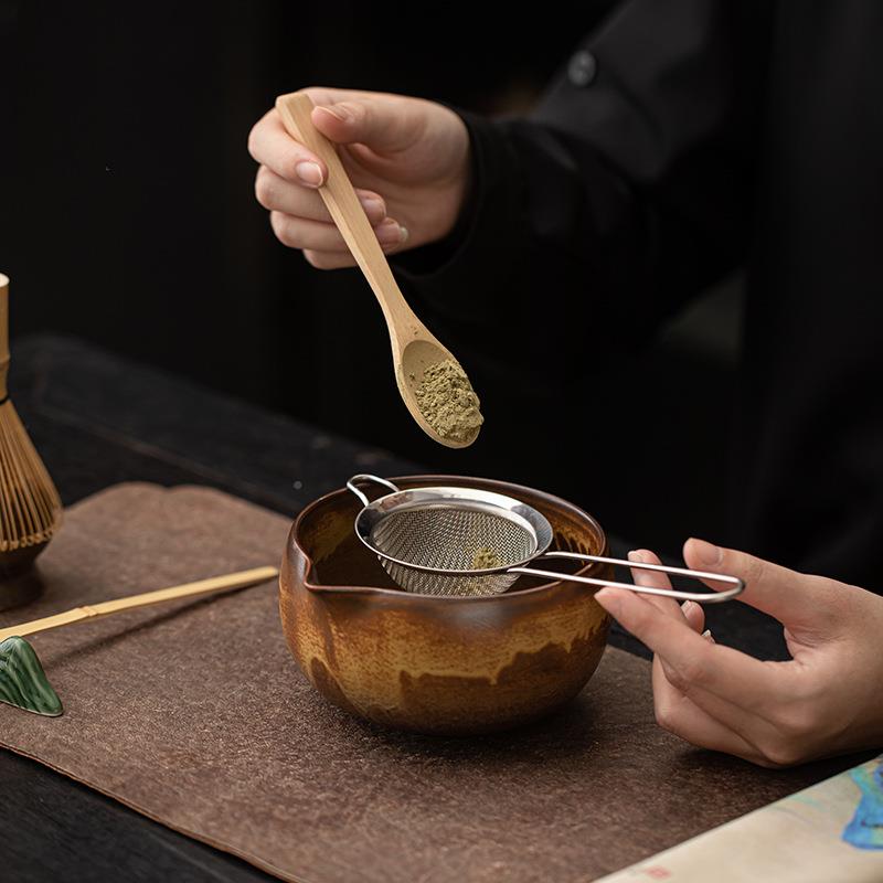 古窑抹八件套式点茶日MCTZ2567道整套抹茶工具茶筅打立抹茶碗茶百