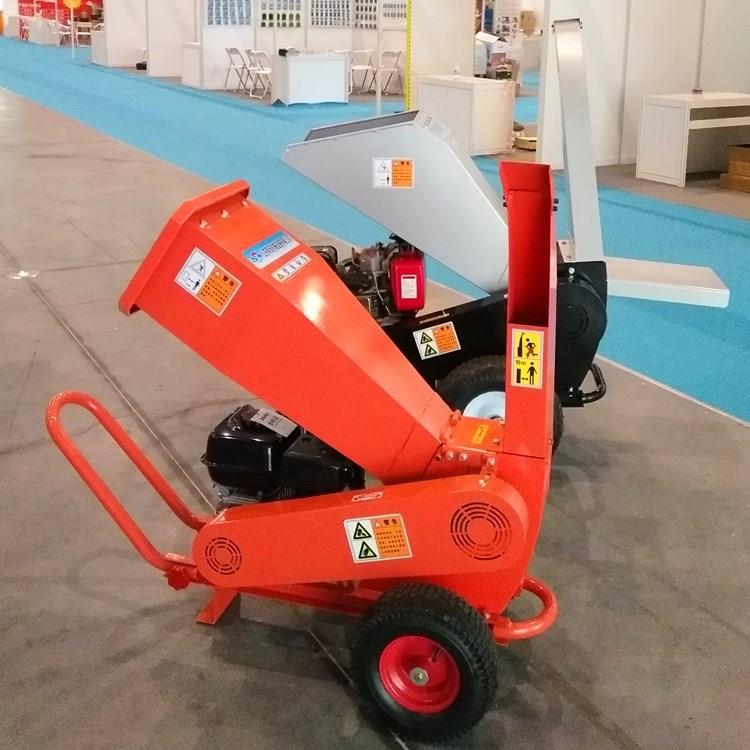操简单园林绿碎化作汽油枝机移动式果GPC园枝条树木树枝粉碎机破