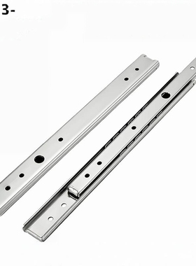 怡合达IDA53-200 250 300 350 400 450 500 550 20二节式镀锌滑轨