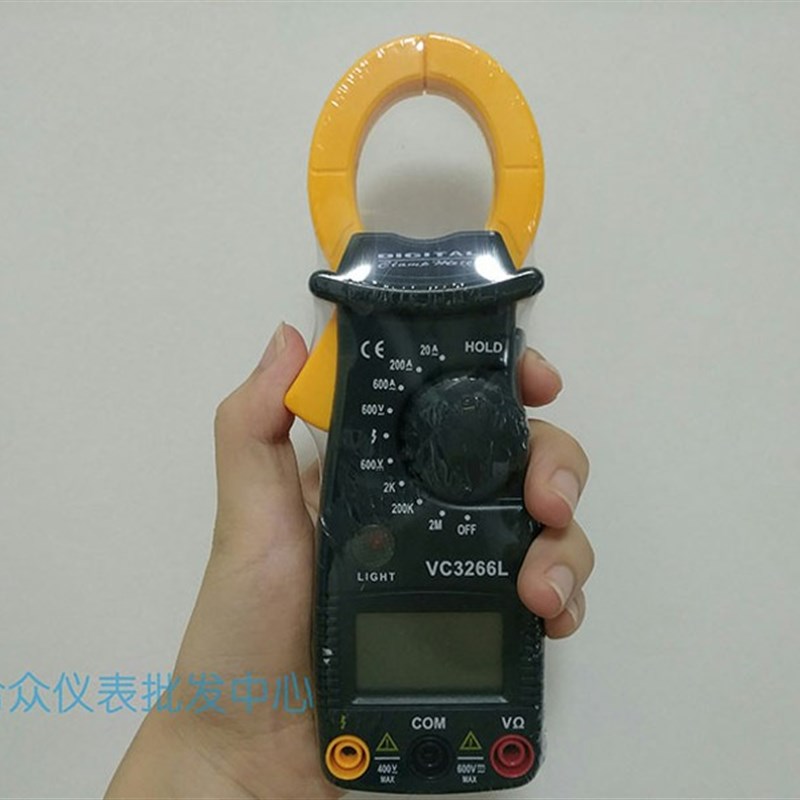 现货速发钳型用表VC266L 电流表 袖珍钳型用表 数字钳型表用表
