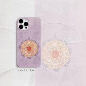 八瑞吉祥·紫 言西原创国风敦煌适用于苹果手机壳iphone16promax新中式 小众17pro国潮15promax华为mate60pro