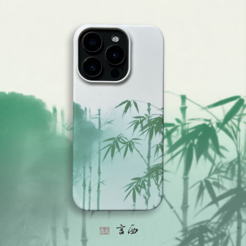 新中式原创高级感防摔硅胶手机壳