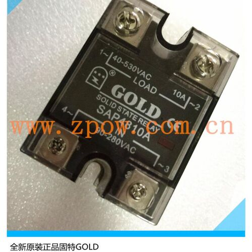 原装正品固特GOLD单相固态继电器SAP4810A交流控交流SSR-10A