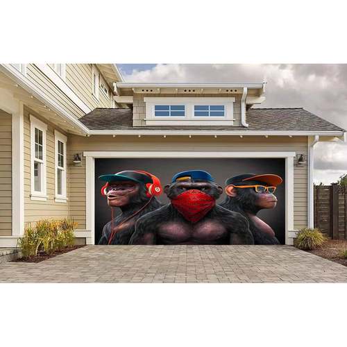 025新款背334景室布挂毯车库背景2别墅装修背景内室布外