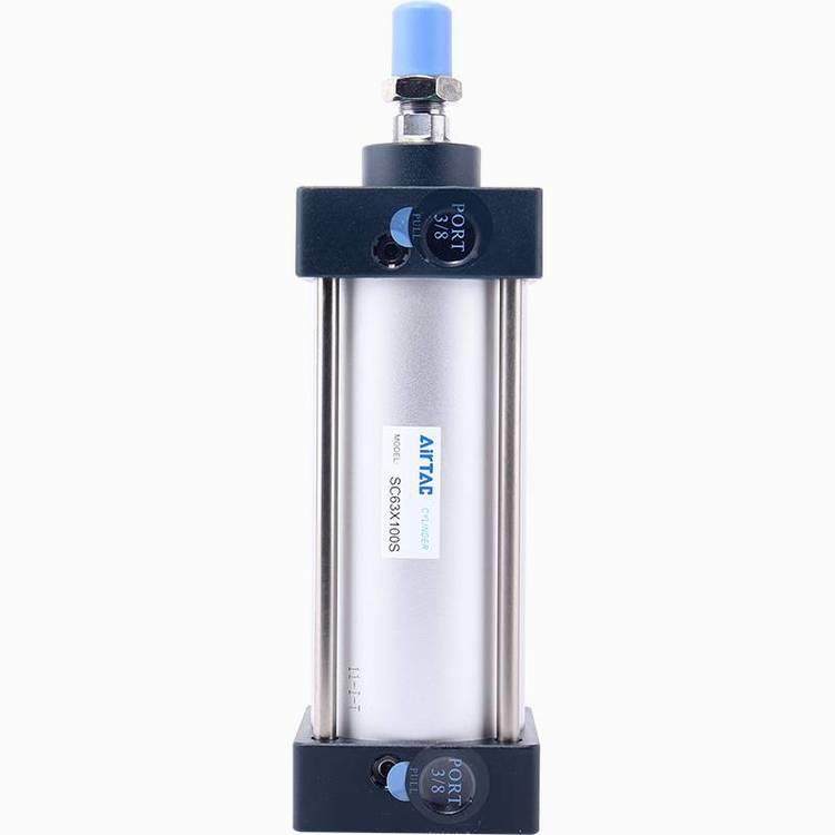 SC标准亚德客气动可调行程推气缸大力SCJ100x25-5型0751001GQO25