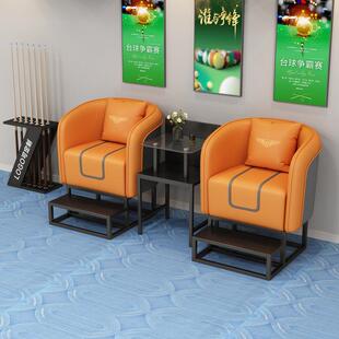 台球厅高端台球沙24070202发台发球俱乐球部观球棋椅观沙发牌室球