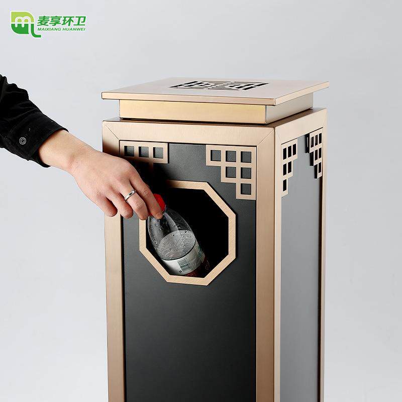 酒店专用灰立式JJJ锈烟缸垃圾桶馆带宾所商用高档大堂大厅会户外
