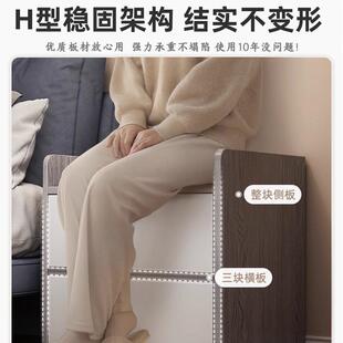床头柜用简约现代简子易家卧室出租房用储小型P36B置物架收纳带锁