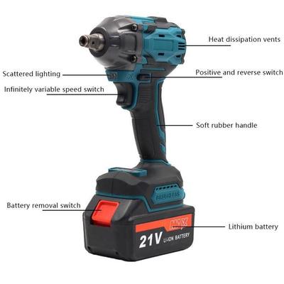 21V电VRT动扳手锂电电扳手冲击汽修脚车手架工木工子套充筒风