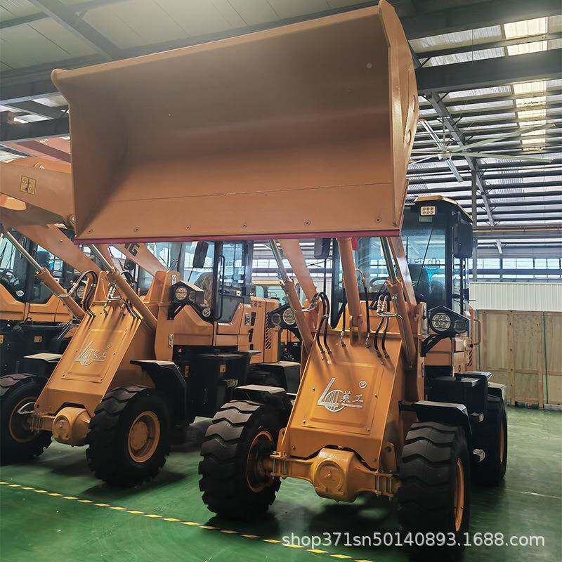 源头工四驱小车多功能柴油小养殖农用350铲加长臂矮型厂装载机