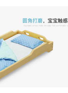 幼单儿园床专用GXHC-S00儿童午睡学床早教人小叠床实木小生午休托