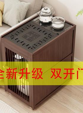 发沙小边几水柜VYA茶几泡茶一体茶桌边柜烧水台可茶移动茶台家用