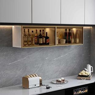 森久置川吊柜墙壁柜厨房吊柜铝合金厨房架房铝合金厨调料纳771收