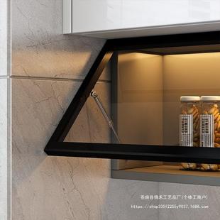 厨房小TMB柜下墙调味料薄款 置物架壁柜壁挂调味品收纳吊柜 下方式