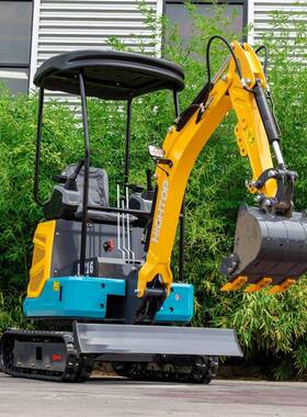 源头工厂新履式型家用挖掘机带HT16款多功HT10型挖能市政小工程挖